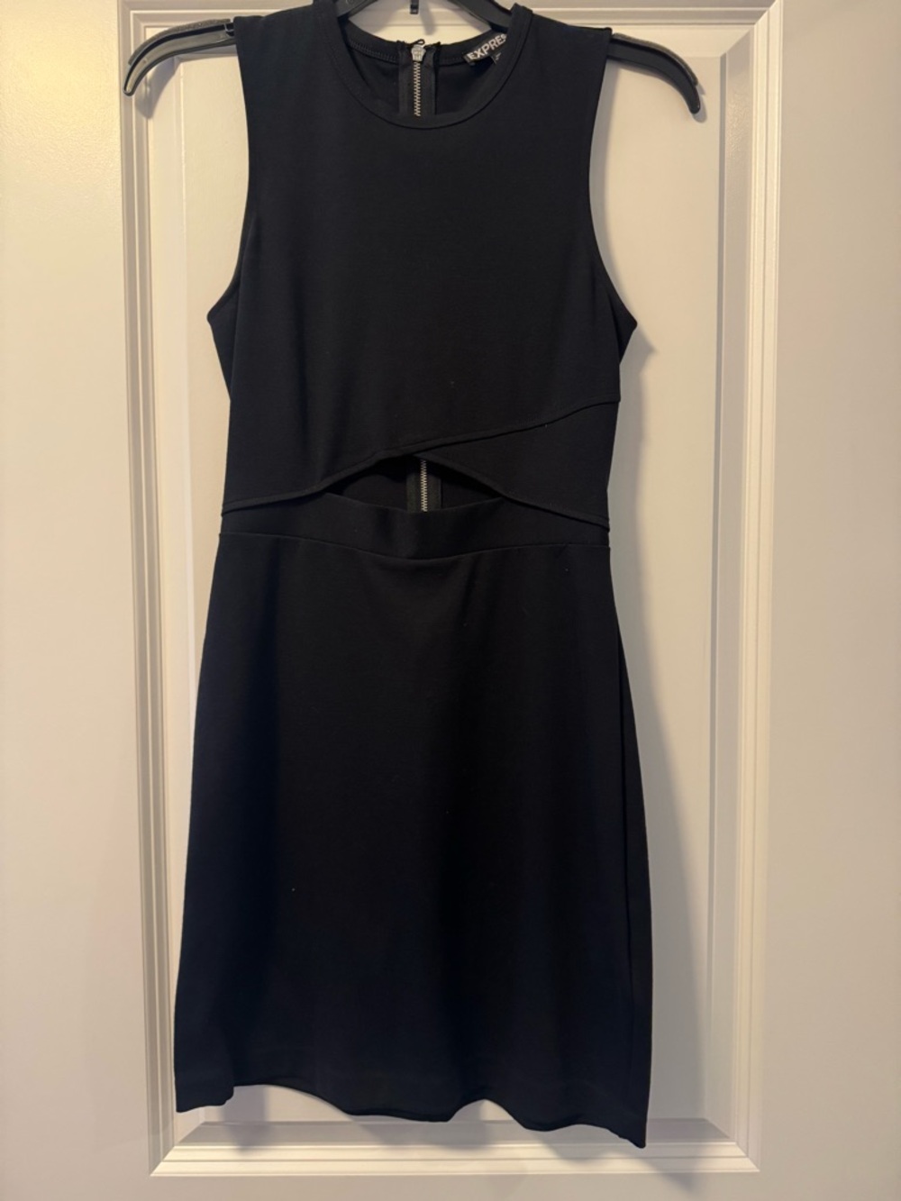 Sleeveless Black Cutout Dress - Express